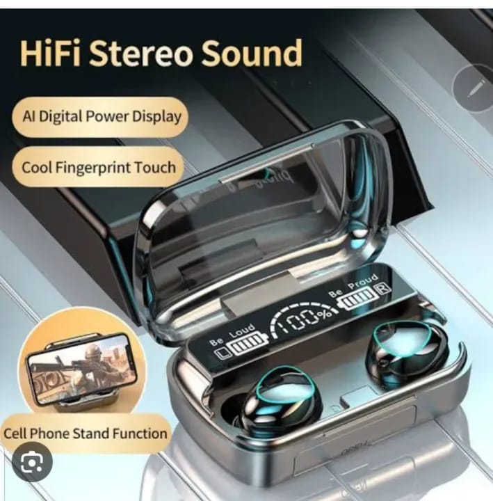 DaMix Original M10 Bluetooth Earbuds – Wireless Earphones with LED Display &amp; Power Bank Case