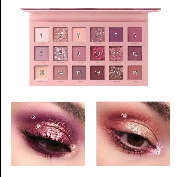 Eyeshadow Palette – 18 Gorgeous Shades
