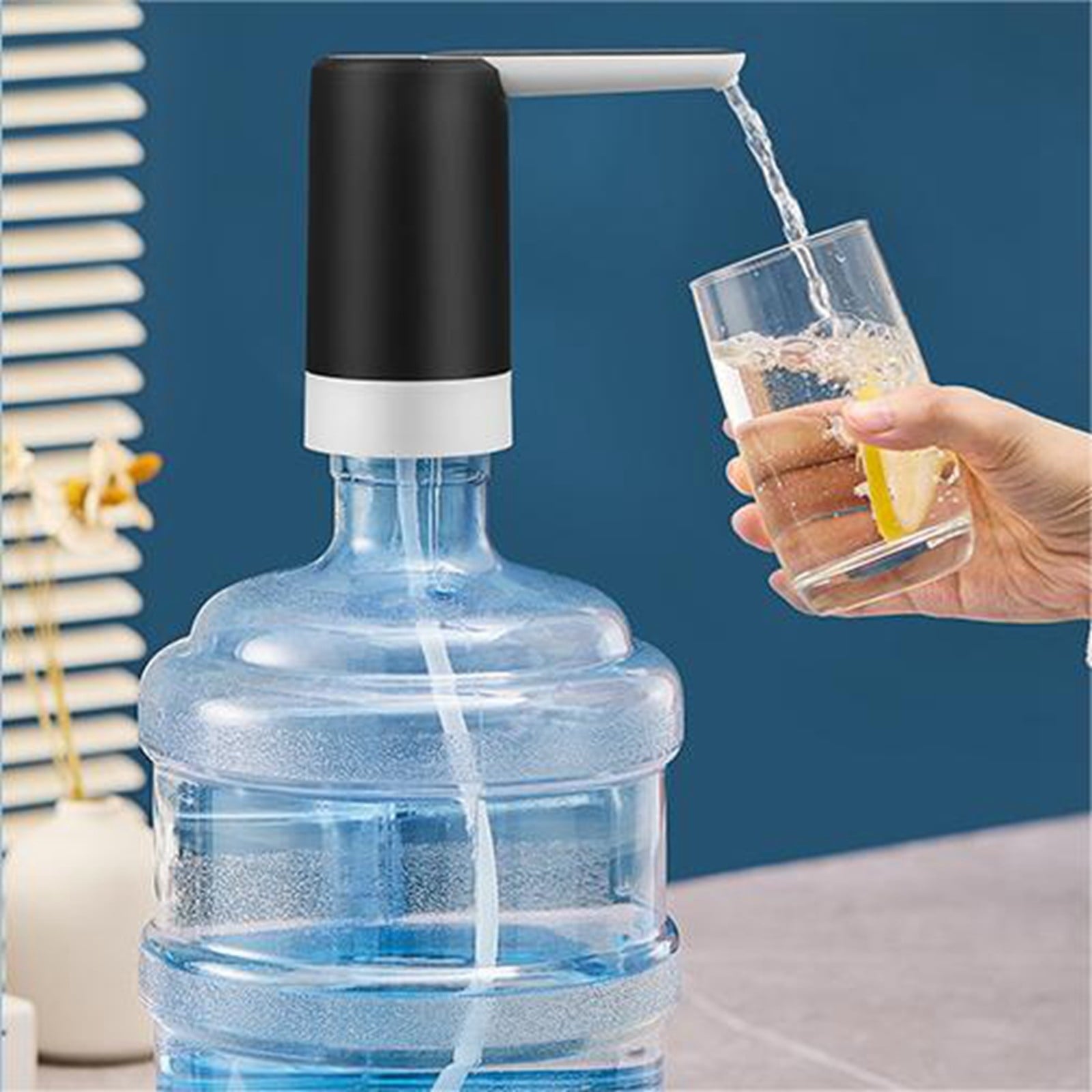 Drinking Water Bottle Pump Automatic Drinking Water Pump Mini Portable Household Water Dispenser USB One Click Drinking Water